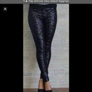 Sequin leggings